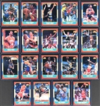 1986 Fleer Basketball Complete Set (132) with #57 Michael Jordan PSA VG-EX 4