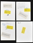 Jimmie Page Signed Limited Edition 16x20 Fine Art Print Performing at Earls Court Arena in 1975 (BSA) and Four Press Photos