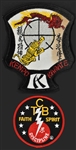 Elvis Presley "Kenpo" and "TCB" Karate Patches from His Uncle Vester Presley