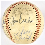1970's MLB Superstar Pitchers Signed Baseball with Nolan Ryan, Mark Fidrych Plus Minnie Minoso, Haray Caray (BAS)