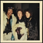 1968 Jimi Hendrix Signed Photograph of Himself, Mitch Mitchell and Noel Redding - “Love Always and Forever Jimi Hendrix (BAS)