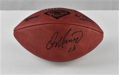 Dan Marino Signed Upper Deck Authenticated Football – NFL 75th Anniversary Wilson Football – with Original UDA Box