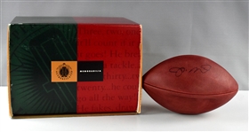 Joe Montana Signed Upper Deck Authenticated Football – Wilson Official NFL Football – with Original UDA Box 