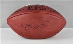Joe Montana Signed Upper Deck Authenticated Football – Wilson Official NFL Football – with Original UDA Box 
