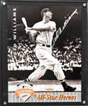 1992 Ted Williams Upper Deck Authenticated Limited Edition (66/521) Signed “All-Star Heroes” Giant Card - with Original UDA Box 