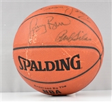 Boston Celtics Legends Signed Basketball – Incl. Larry Bird, Kevin McHale, Bob Cousey and Others (BAS)