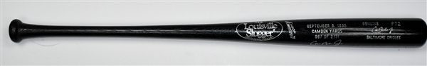 Cal Ripken Signed “September 6, 1995 Camden Yards” Limited Edition Bat (967/2131) (BAS)