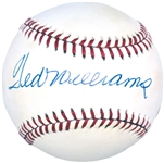 Ted Williams Single Signed Baseball (BAS)