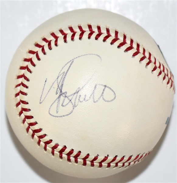 Mike Schmidt Single Signed Baseball (OAL Bobby Brown) (BAS)