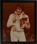 1970's Elvis Presley Oversized Photos by Photographers Ed Bonja and Sean Shaver (4 Different Framed Displays)
