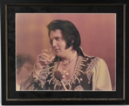 1970's Elvis Presley Oversized Photos by Photographers Ed Bonja and Sean Shaver (4 Different Framed Displays)
