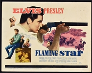1960 <em>Flaming Star</em> Lobby Card Complete Set of 8 – Starring Elvis Presley – Incl. Three Studio 8x10 Promo Photos