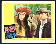 1960 <em>Flaming Star</em> Lobby Card Complete Set of 8 – Starring Elvis Presley – Incl. Three Studio 8x10 Promo Photos