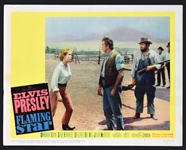 1960 <em>Flaming Star</em> Lobby Card Complete Set of 8 – Starring Elvis Presley – Incl. Three Studio 8x10 Promo Photos