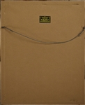 RIAA Gold Record Award for Elvis Presley's 1970 Live LP <em>On Stage, February 1970</em> - “Presented to Col. Tom Parker” – Early White Linen Matte Style