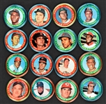 1971 Topps Coins Collection (136) Incl. Clemente, Mays and Other HOFers