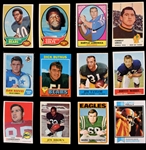 1958-1979 Topps, Fleer and Philadelphia Football Shoebox Collection of 1,215 Cards!!