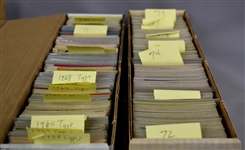 1958-1979 Topps, Fleer and Philadelphia Football Shoebox Collection of 1,215 Cards!!