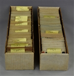 1953-66 Topps and Bowman Baseball Shoebox Collection of 819
