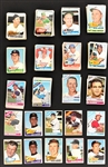 1953-66 Topps and Bowman Baseball Shoebox Collection of 819