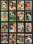 1953-66 Topps and Bowman Baseball Shoebox Collection of 819