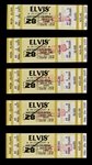Group of 21 Unused Tickets from Elvis Presley Concert August 28, 1977, at The Mid-South Coliseum in Memphis, Tennessee