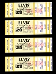 Group of 21 Unused Tickets from Elvis Presley Concert August 28, 1977, at The Mid-South Coliseum in Memphis, Tennessee