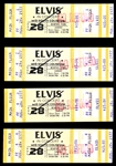 Group of 21 Unused Tickets from Elvis Presley Concert August 28, 1977, at The Mid-South Coliseum in Memphis, Tennessee