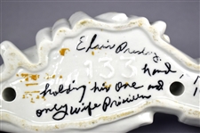 Elvis Presley and Priscilla Presley “Newlyweds Holding Hands” Ceramic Keepsake– From the Collection of Graceland Cook Nancy Rooks