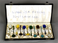 Lisa Marie Presleys Tiffanys Sterling Silver Spoon Set – From the Collection of Graceland Cook Nancy Rooks