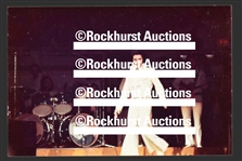 1972 Group of Five Original Photos of Elvis Presley in Concert November 17, 1972, H.I.C. Arena Honolulu, Hawaii