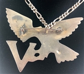 Elvis Presley Owned Massive Flying Eagle of Victory Necklace - Given to His Cousin Patsy Presley