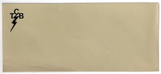 1970 Elvis Presley’s “TCB” Letterhead and Envelopes  - An Early Version of the Famous Stationery - From the Felton Jarvis Estate