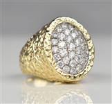 Elvis Presley Stage Worn 29-Diamond 14K Ring – Given to Memphis Mafia Member Joe Esposito