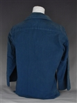 Elvis Presley Owned 1960's Royal Blue Segal Collar Pullover Shirt Given to Sonny West – Former Mike Moon Collection