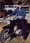 Elvis Presley Owned 1960's Royal Blue Segal Collar Pullover Shirt Given to Sonny West – Former Mike Moon Collection