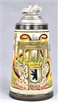 Berlin Wall Berlin Capital Stein with Photo of Wall Being Chipped!