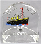Titanic Coal Paperweight