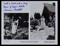 Cartoon Collection of Disney Illustrators and Artists Incl. Adriana Caselotti Voice of Snow White, Animator Ward Kimball, Cartoonist Don Tobin (3 Pieces)