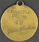 Jean Harlow Republic Studios Souvenir Dressing Room Key Fob