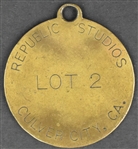 Jean Harlow Republic Studios Souvenir Dressing Room Key Fob