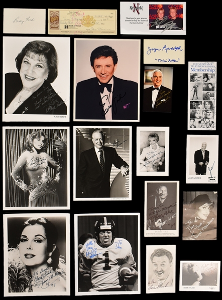 Autograph Collection Obtained Through the Mail (18 Signatures)