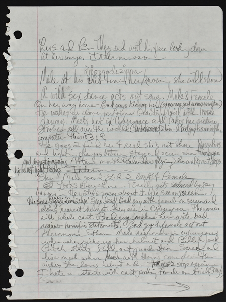 1990s Prince Handwritten Production Notes for Music Videos for LPs <em>The Gold Experience</em>,  <em>Come</em> and <em>Crystal Ball</em>