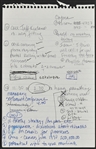 Madonna Handwritten Notes from 1990 <em>Truth or Dare</em> Production - Referencing Warren Beatty