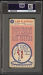 1969 Topps Basketball Complete Set (99/99) Incl. PSA Graded #1 Chamberlain and #25 Alcindor