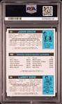 1980 Topps Basketball Complete Set (176) Including Bird/Erving/Johnson” PSA EX-MT 6