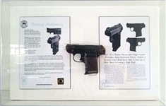 Elvis Presley Owned and Stage-Carried .25 Caliber Semi-Automatic Pistol - Gifted to Security Chief Dick Grob After It Fell out of Elvis’ Boot Following a High Kick on Stage