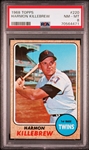 1968 Topps #220 Harmon Killebrew - PSA NM-MT 8