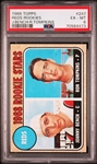 1968 Topps #247 Johnny Bench Rookie Card - PSA EX-MT 6