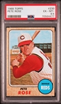 1968 Topps #230 Pete Rose  - PSA EX-MT+ 6.5